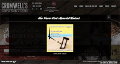 Desktop Screenshot of cromwellstavern.com
