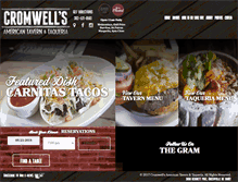Tablet Screenshot of cromwellstavern.com